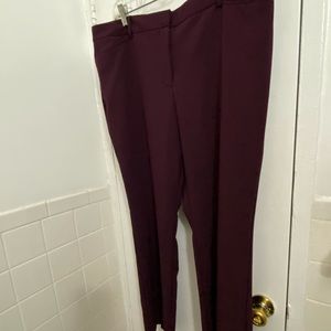 Vintage Worthington Women Slacksb Sz 16S Plum Color